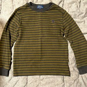 POLO Ralph Lauren Ribbed Long Sleeve Shirt, Boys Size 5